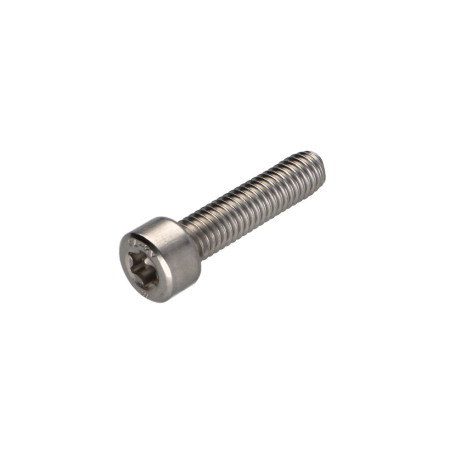 1 x Vis métaux Tête cylindrique TC TORX T10 Inox A2 M3X20 Filetage total microvis