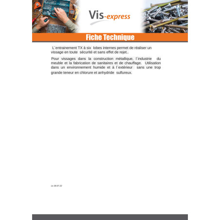 1 x Vis métaux Tête cylindrique TC TORX T10 Inox A2 M3X20 Filetage total microvis