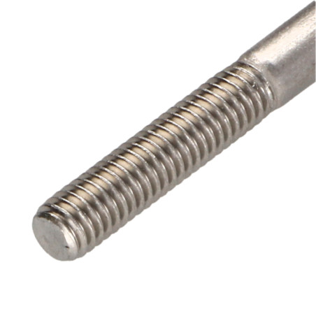 1 x Vis métaux Tête cylindrique TC TORX T20 Inox A2 M4X30 Filetée sur 20