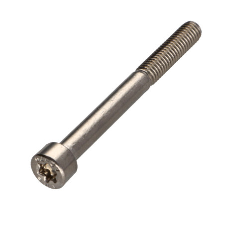 1 x Vis métaux Tête cylindrique TC TORX T20 Inox A2 M4X60 Filetée sur 20