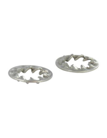 Rondelle éventail A denture intérieure chevauchante JZC Inox A2 M5