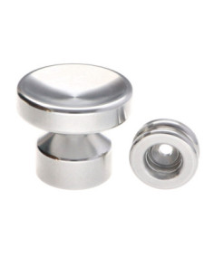 Patère décoratif Aluminium avec fixation multi-matériaux...