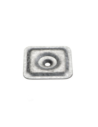 Plaquette d'étanchéité 40X40 Trou 4.5 Forte tenue à la corrosion Acier galvanisé à chaud
