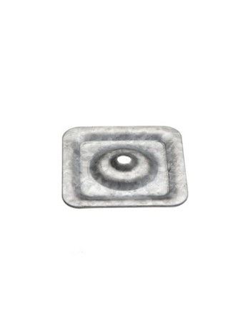 Plaquette d'étanchéité 40X40 Trou 4.5 Forte tenue à la corrosion Acier galvanisé à chaud