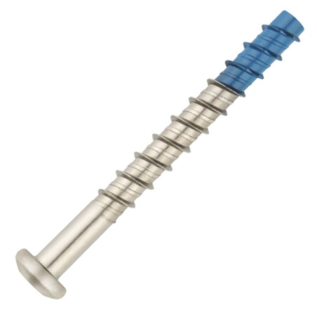 1 x Vis béton Tête cylindrique TC TORX T40 6X60 Bimétal