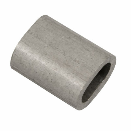 1 x Manchon à sertir Aluminium pour câble ame textile Diamètre 1.5 et ame métallique Diamètre 1