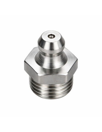 Graisseur droit M8 Pas de 100 Inox A4