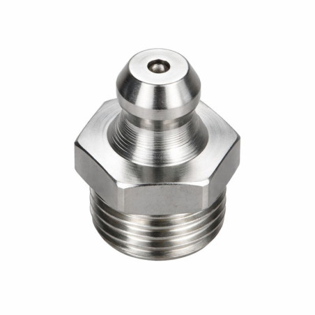 1 x Graisseur droit M8 Pas de 100 Inox A4
