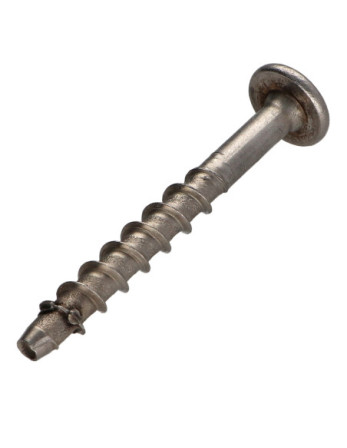 Vis béton Tête Bombée TORX T30 Inox A4 7.5X60 Filetée sur 5
