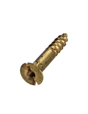 Vis bois Laiton 6X50 Percée et taraudée M3 Pas de 60