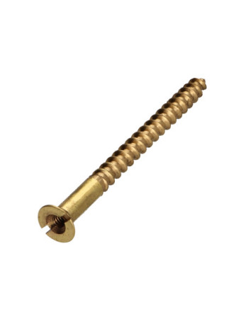 Vis bois Laiton 5X70 Percée et taraudée M3 Pas de 60