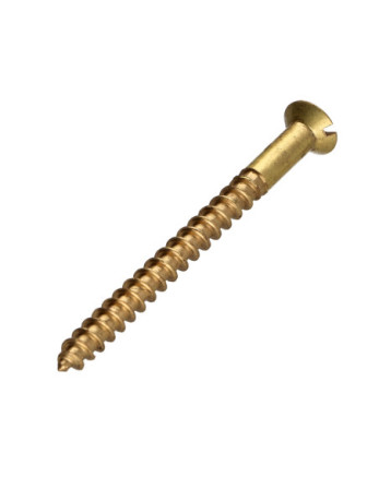 Vis bois Laiton 6X70 Percée et taraudée M3 Pas de 60