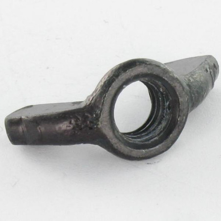 1 x Ecrou à oreille M4 Forme amEricaine Acier zingué noir