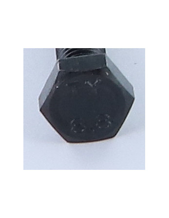 Vis métaux Tête hexagonale TH M5X80 Classe 8.8 Acier brut