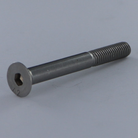 1 x Vis métaux Inox A2 FHC tête fraisée empreinte hexagonale creuse Clé de 10 HC10 M16X140 Filetage partiel