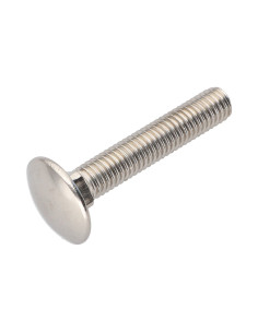 TRCC JAPY tête ronde collet carré Inox A2 M8X40 Filetage...