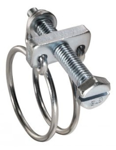 Collier de serrage à double fil Diamètre 19 à 22 Inox W4