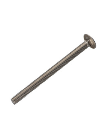 TRCC JAPY tête ronde collet carré Inox A2 M12X120 Filetage total