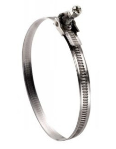 Collier de serrage à tête basculante bande non perforée...