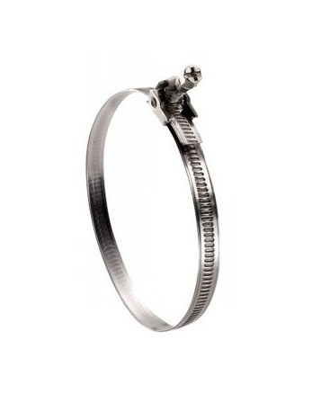 Collier de serrage à tête basculante bande non perforée de Diamètre 40 à 215 W2/ZG