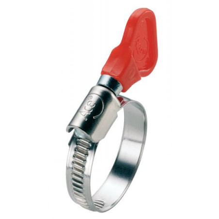 1 x Sachet De 6 Collier de serrage à Clé Inox W4