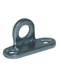 Patte de fixation avec oeillet Diamètre 9MM Acier brut