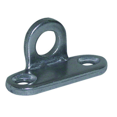 1 x Patte de fixation avec oeillet Diamètre 9MM Acier brut