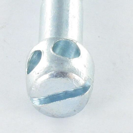 1 x Vis assemblage lit Acier zingué M8X45 Filetage partiel Pas de 150 Tête croix