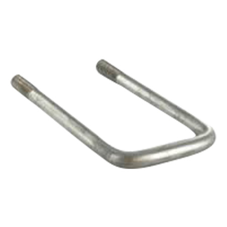 1 x Etrier Fond droit ou plat M12/30/30 125X51X125 Inox A4