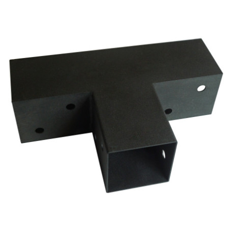 1 x Connecteur / Platine d'assemblage EXPRESS En Tête Acier zingué noir 92X185X275