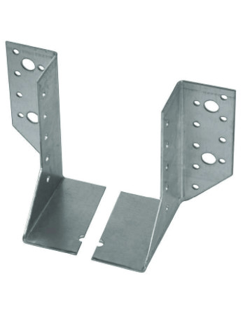 Ensemble 2 Sabot de charpente Gauche Droite Sendzimir 30X100