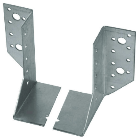 1 x Ensemble 2 Sabot de charpente Gauche Droite Sendzimir 30X100