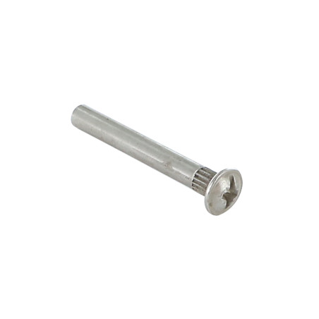 1 x Ecrou Relieur Tête Poelier POZI et fendu M4X15 5X40 Acier nickelé