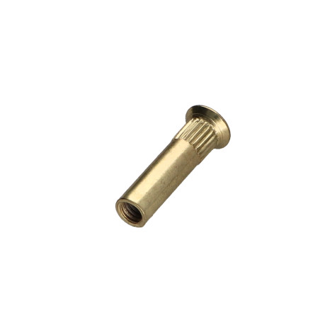 1 x Ecrou RELIE Tête fraisée bombée TFB Moletée 5X20 M4X20 Acier laitonne