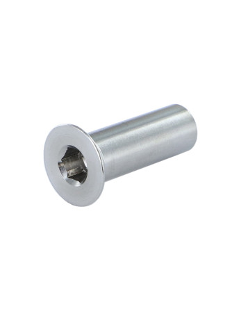 Ecrou Relieur Tête fraisée Clé de 8 HC8 M8 14X40 Inox