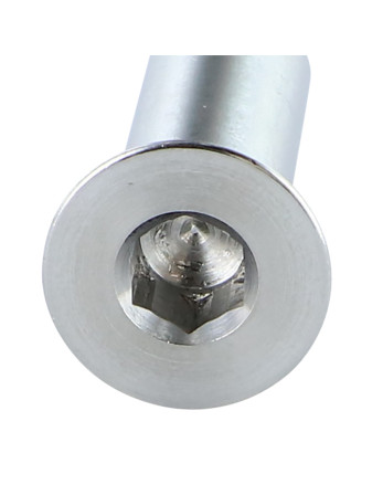 Ecrou Relieur Tête fraisée Clé de 8 HC8 M8 14X40 Inox