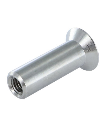 Ecrou Relieur Tête fraisée Clé de 8 HC8 M8 14X40 Inox