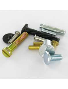 Vis QUART De TOUR 8X38 Acier brut Géomet 500B