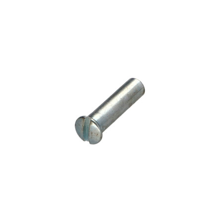 1 x Ecrou Relieur Tête fraisée bombée TFB Fendue M4X13 5X20 Acier zingué
