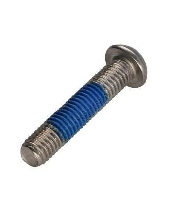 Vis métaux Inox A2 Inviolable Tête bombée TORX T40 avec téton M8X40 Frein filet