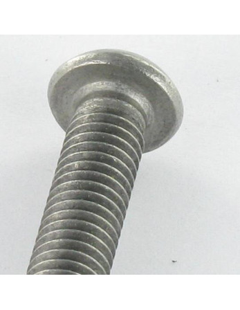 Vis métaux Inox A2 Inviolable Tête bombée TORX T25 avec téton M5X16