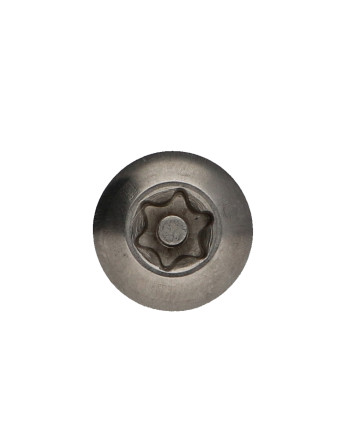 Vis métaux Inox A2 Inviolable Tête bombée TORX T40 avec téton M8X40 Frein filet
