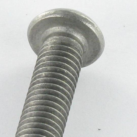 1 x Vis métaux Inox A2 Inviolable Tête bombée TORX T40 avec téton M8X65