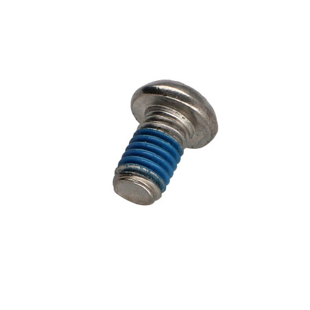 1 x Vis métaux Inox A2 Inviolable Tête bombée TORX T30 avec téton M6X10+ Frein filet