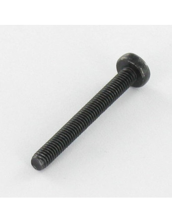 Vis métaux Inox A2 tête cylindrique bombée large Pozi N°1 M3X25 Noir microvis
