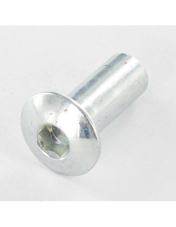 Ecrou Relieur Tête bombée Clé de 5 HC5 M6X16.5 8X20 Acier zingué