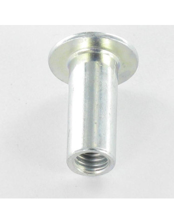 Ecrou Relieur Tête bombée Clé de 5 HC5 M6X16.5 8X20 Acier zingué