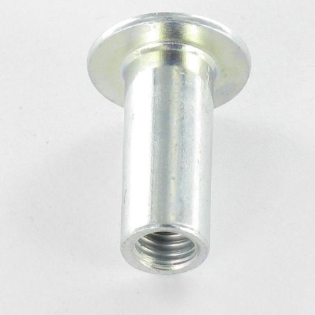 1 x Ecrou Relieur Tête bombée Clé de 5 HC5 M6X16.5 8X20 Acier zingué