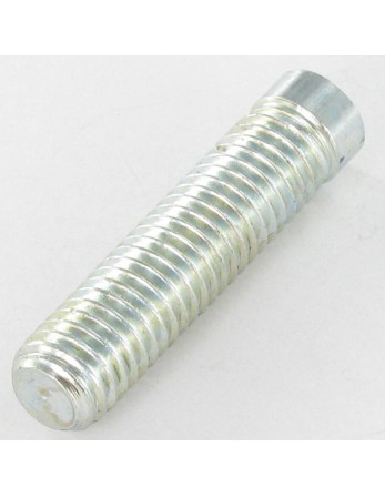Vis métaux Acier zingué Sans tête M8X35 Filetée sur 30 Bout plat Clé de 5 HC5