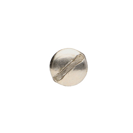 1 x Ecrou Relieur Tête fraisée bombée TFB Fendue M4/14 5X20 Acier zingué